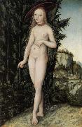 Lucas Cranach Venus stand landscape oil painting picture wholesale